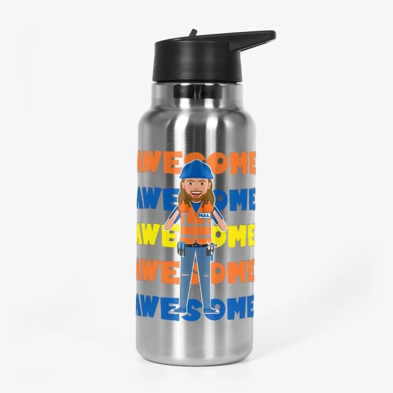 Awesome Handyman Hal Water Bottle 